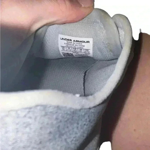 Women’s Gray &‎ Teal Under Armour 24/7 Sneakers, 10 - Picture 7 of 7